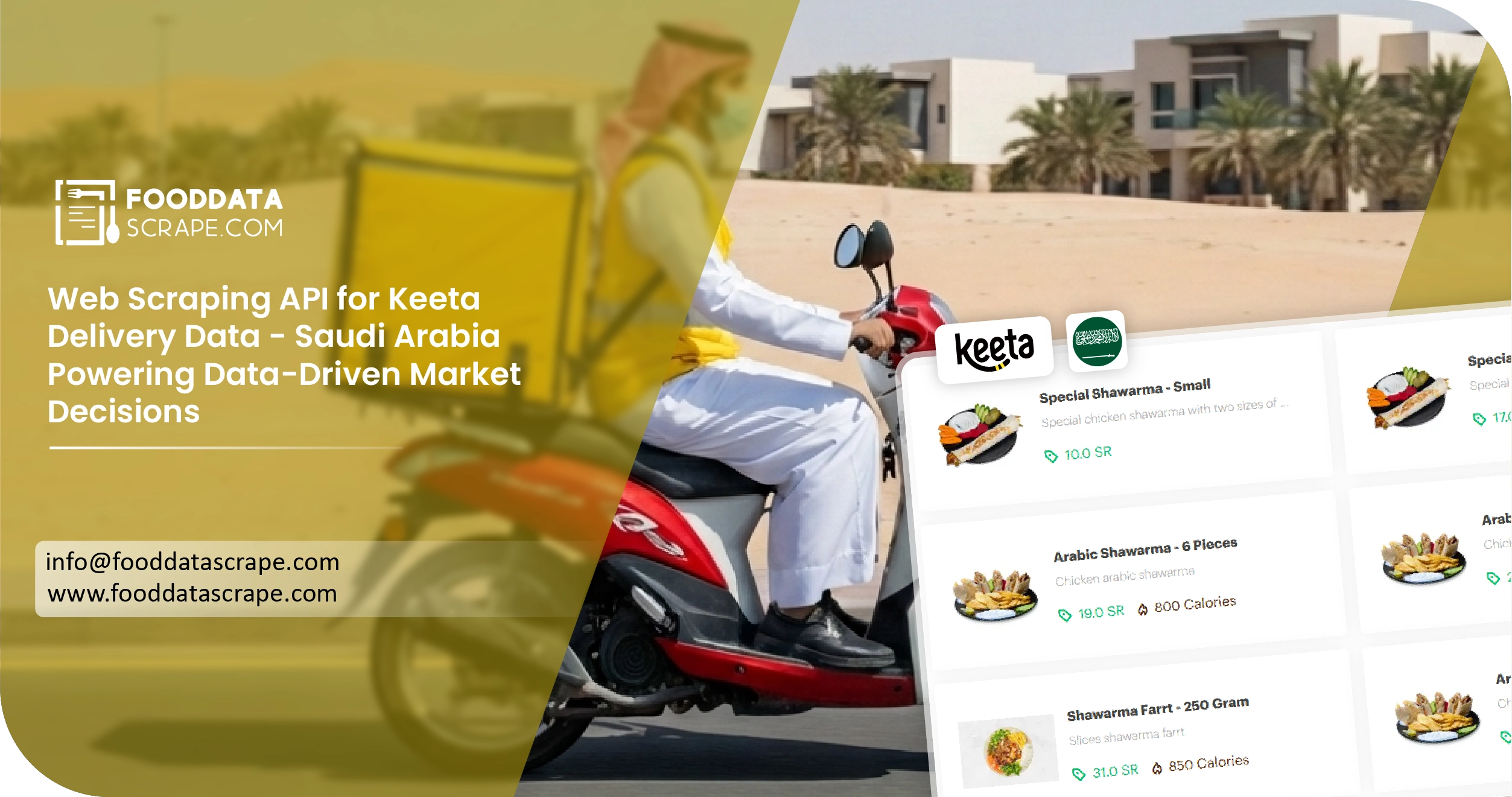 Keeta Saudi Arabia Delivery Data Scraping